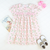 Collared Smocked Dress - Pink Rose Garden