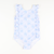 Ruffle Swimsuit - Blue Fancy Floral