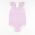 Flutter Swimsuit - Pink Alligators