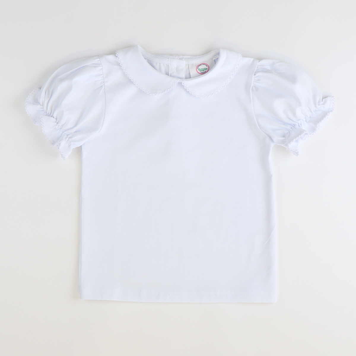 S/S Classic Knit Blouse - White