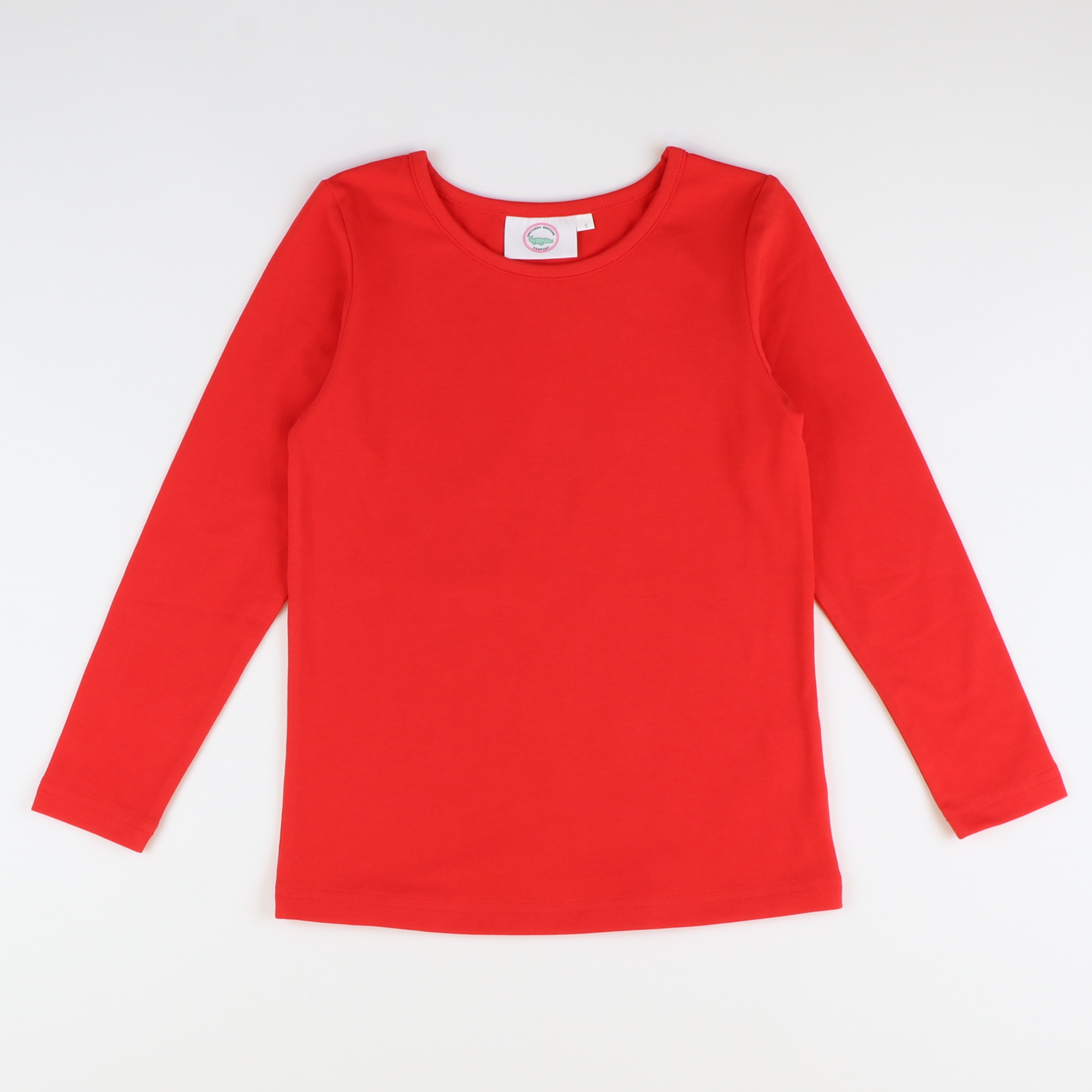 Classic Girls Knit Top - Holiday Red