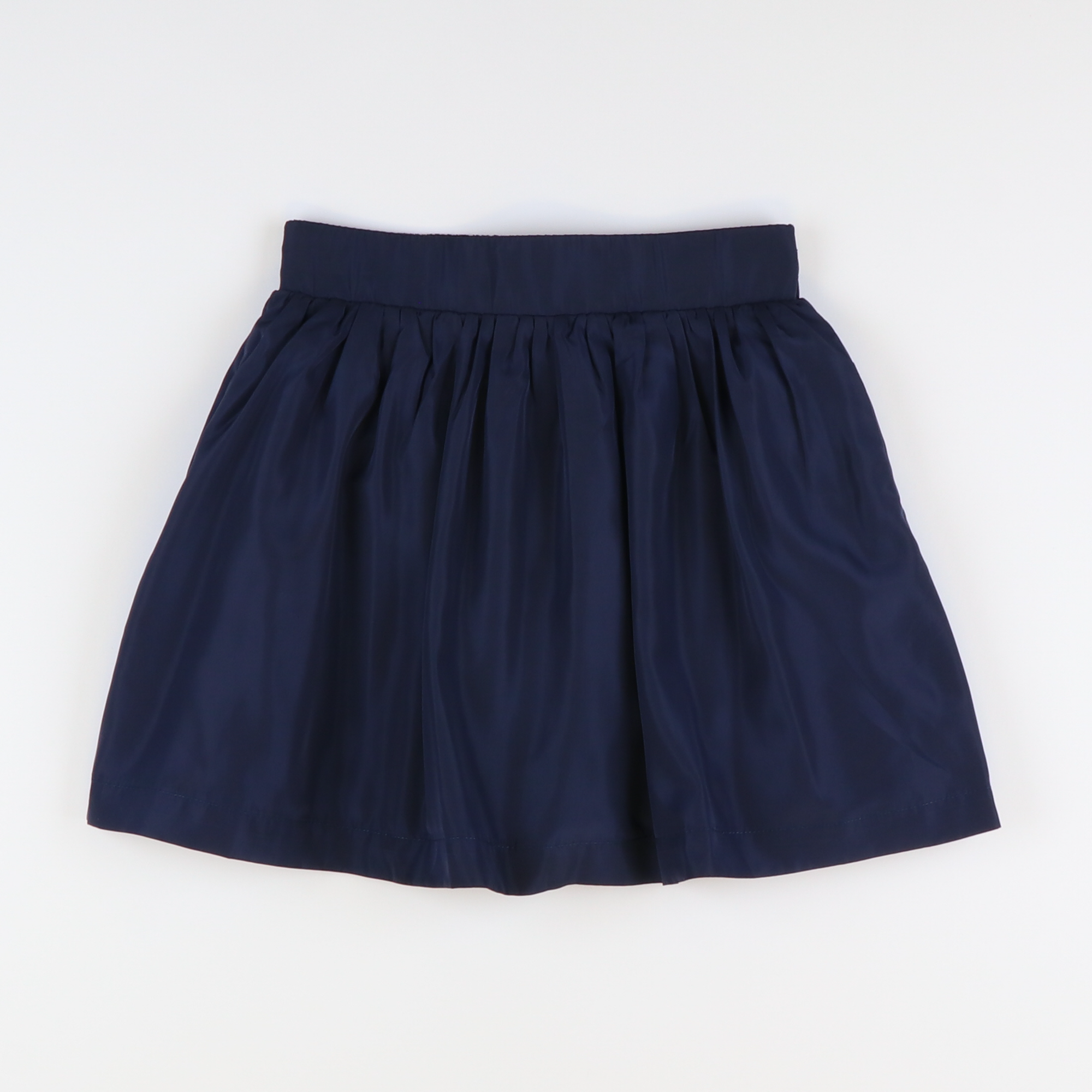 Taffeta Party Skirt - Navy Blue