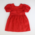 Taffeta Party Dress - Holiday Red