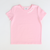 Embroidered Out & About Girl's Tee - Light Pink