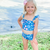 Two-Piece Swimsuit - Bloom Print