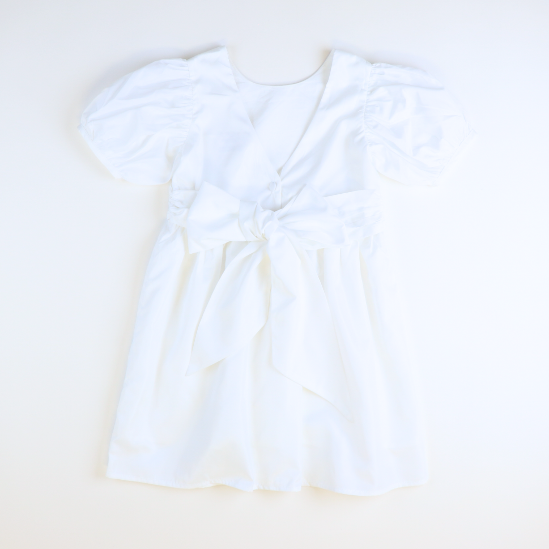 Taffeta Dress - Heirloom White