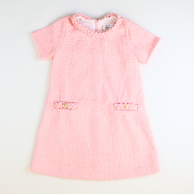 Tweed Jackie Dress - Light Pink