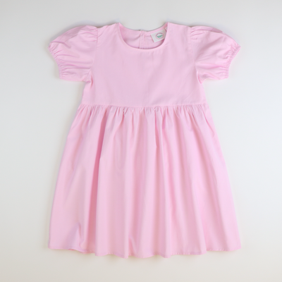 Chambray Dress - Light Pink