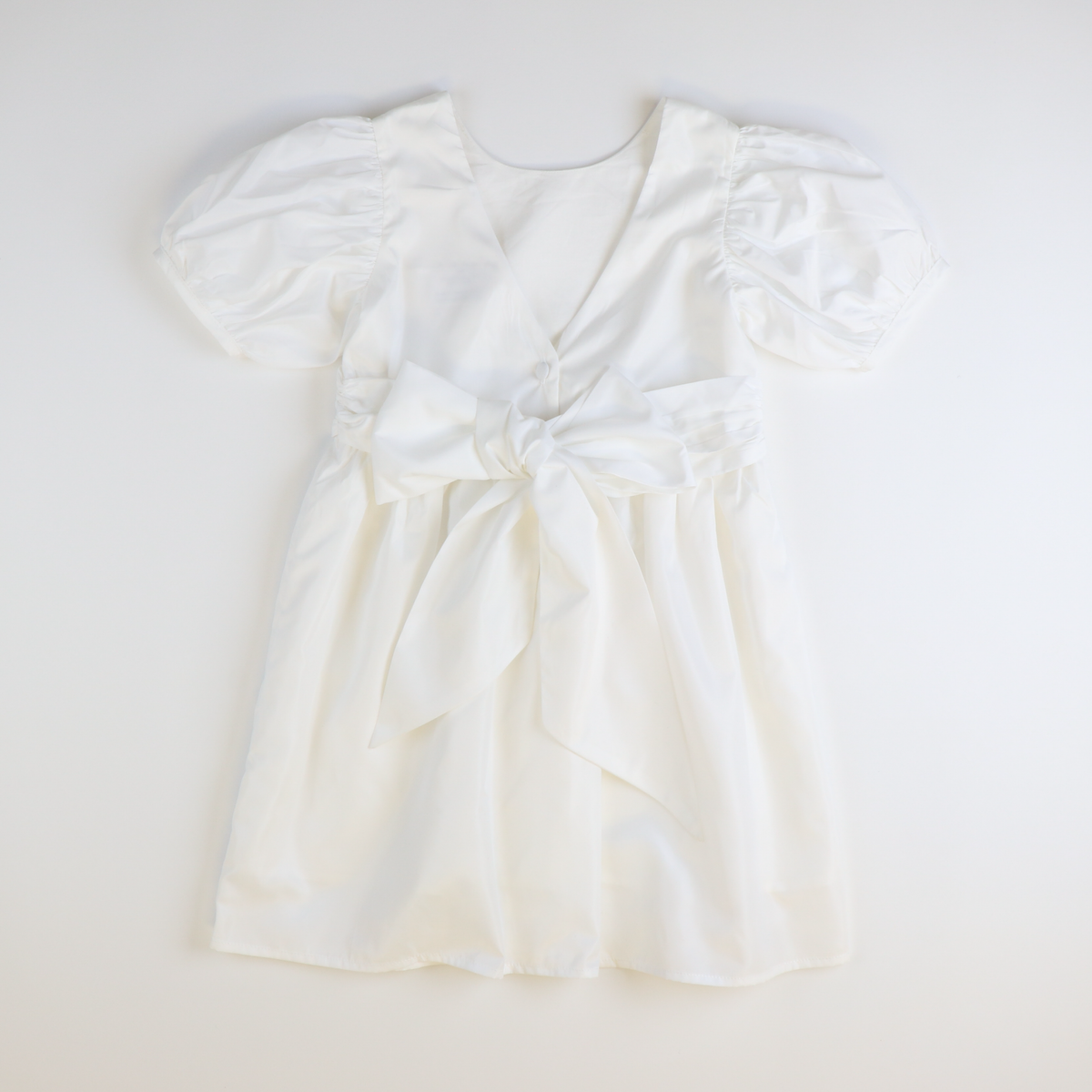 Taffeta Dress - Off White