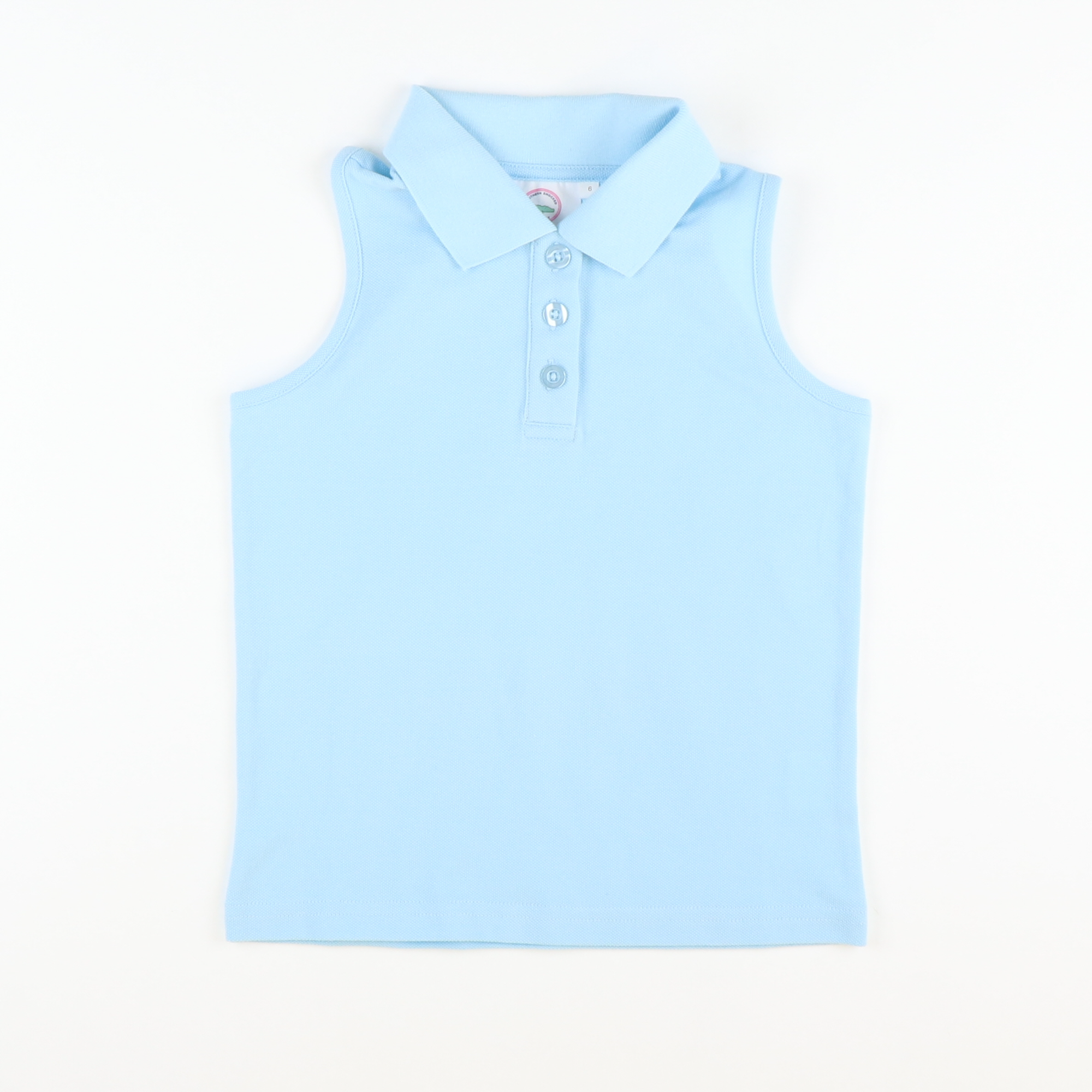 Courtside Girls Polo - Light Blue