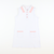 Courtside Tennis Dress - White & Light Pink