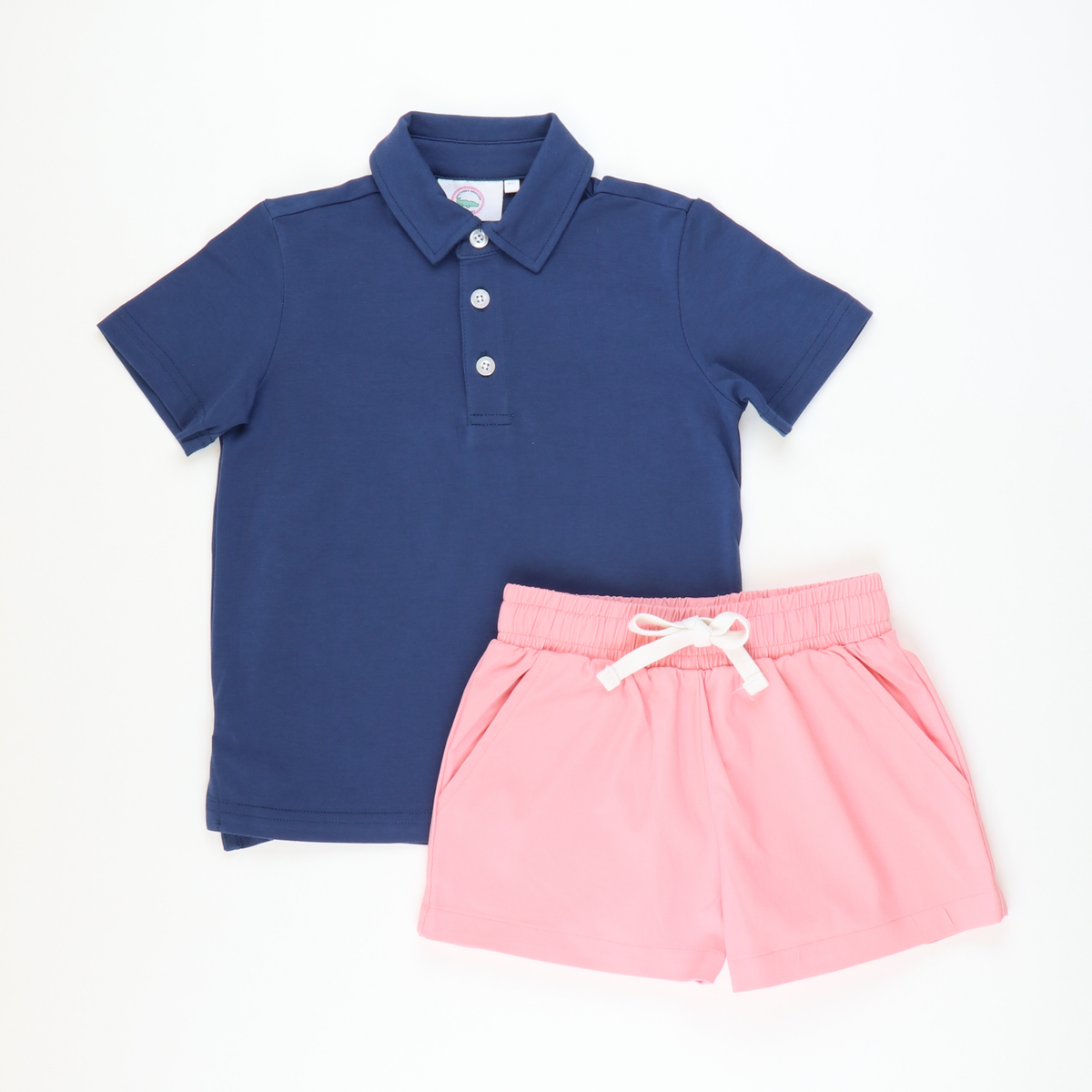 Boys Signature Twill Shorts - Pink