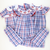 Smocked Flags Collared Boy Romper - Liberty Plaid - Stellybelly