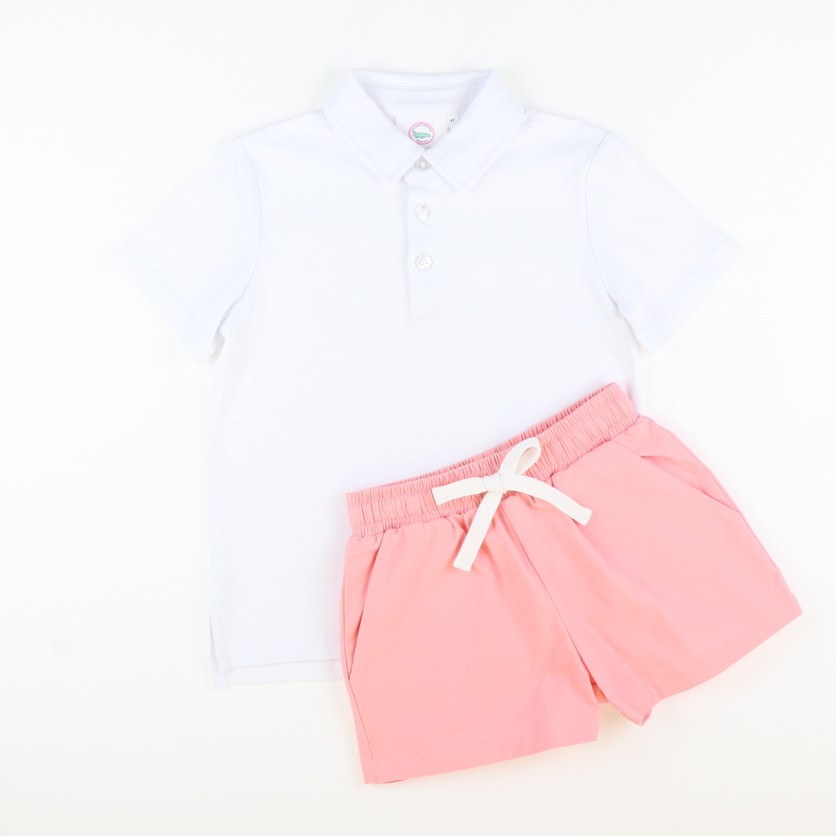 Boys Signature Twill Shorts - Pink